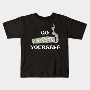 Go Smudge Yourself - Funny Smudge Stick Design Kids T-Shirt